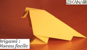 Origami facile : Oiseau en papier facile