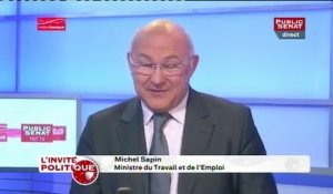 Michel Sapin : "L’Unédic dit que le chômage va se stabiliser."
