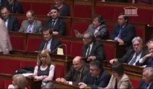 La question de Marion Maréchal Le Pen applaudie par l'UMP