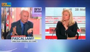 Pascal Lamy, DG de l'Organisation Mondiale du Commerce dans Le Grand Journal - 28 mai 2/4