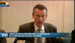 Le procureur décrit les conditions d'arrestation de Redoine Faïd - 29/05