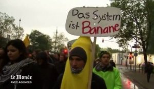 Francfort : manifestation anticapitaliste devant la BCE