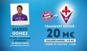 Officiel : Mario Gomez signe à la Fiorentina !