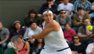 Wimbledon - Ça passe pour Bartoli, Cornet à la trappe