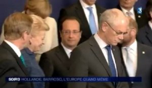 Hollande, Barroso, l’Europe quand même