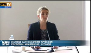 Batho: "Je n'ai pas manqué à la solidarité gouvernementale" - 04/07