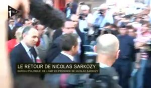 Le "bonjour" de Sarkozy à la presse