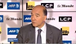 Questions d’info : Pierre Moscovici, ministre de l'Economie et des Finances