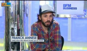 So Foot : Franck Annese et Stéphane Régy dans L'invité de BFM Business - 12 juillet