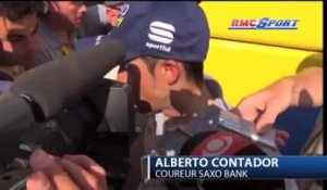 13ème étape / Contador : "Heureux de reprendre du temps sur le maillot jaune" 12/07