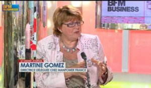 Martine Gomez, directrice déléguée chez Manpower France dans Le Grand Journal - 15 juillet 3/6