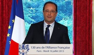 Discours à l'occasion du 130e anniversaire de l'Alliance Française