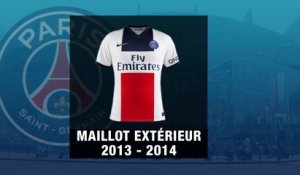 PSG : les 10 derniers maillots extérieur