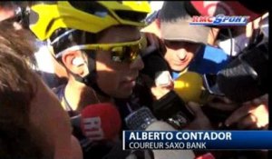 20ème étape / Contador : "L'objectif, c'etait la premiére place, pas le podium" 20/07