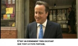 Royal Baby : Cameron adresse ses "meilleurs vœux" aux futurs parents