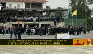 Visite historique du pape au Brésil