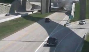Crash d'un camion sur l'autoroute 161