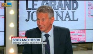 Bertrand Hebert, directeur général adjoint de l'Apec, dans Le Grand Journal - 8 août 4/6