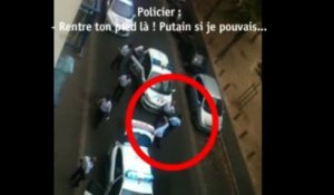 Vidéo choc : un policier pète les plombs pendant une arrestation !