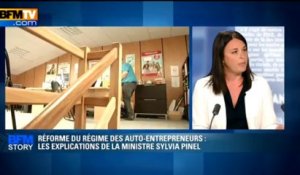 Réforme du régime des auto-entrepreneurs: les explications de la ministre Sylvia Pinel - 21/08