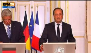 Hollande sur la Syrie: "une réponse est attendue de la communauté internationale" - 03/09