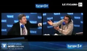 Jean-Luc Mélenchon, les journalistes et des coups de gueule