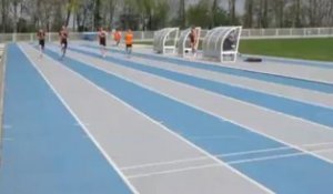 Saint-Pol : course sur piste au meeting d'athlétisme