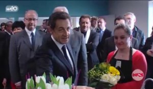 Sarkozy à Toucoing et à Lille parle de "la France qui travaille"