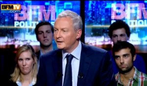 BFM Politique: l'After RMC, Bruno Le Maire répond aux questions de Véronique Jacquier - 15/09