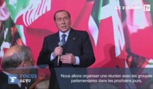 Berlusconi inaugure le nouveau QG de son parti "Forza Italia"