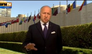 Fabius s'exprime au sujet des victimes françaises tuées à Nairobi - 23/09