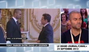 Tony Parker trouve Sarkozy "plus impressionnant" que Hollande