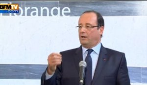 Florange: Hollande annonce une "plate-forme publique de recherche" sidérurgique - 26/09