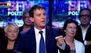 Valls sur BFMTV: "le rôle d'un responsable politique est d'assumer" - 29/09