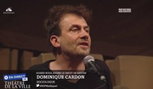 Dominique Cardon pour la liberté de l'information