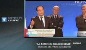 Zapping TV : Le programme de Hollande en musique