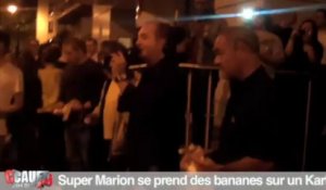 Super Marion se prend des bananes sur un kart - C'Cauet sur NRJ