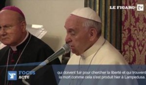 Lampedusa : "Une journée de pleurs", déclare le pape François