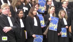 Strasbourg : les avocats manifestent, la mesure reportée