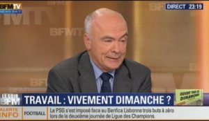 Le Soir BFM : Travail dominical, "un choix de vie" - 02/10 4/4