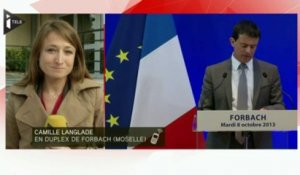 A Forbach, Manuel Valls sur le front de la sécurité