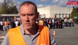 300 salariés d'Alcatel ont débrayé à Orvault - 510 emplois menacés