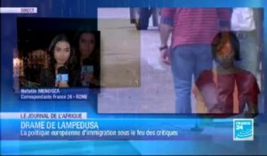JOURNAL DE L’AFRIQUE - Les victimes du naufrage de Lampedusa  auront droit à des funérailles nationales
