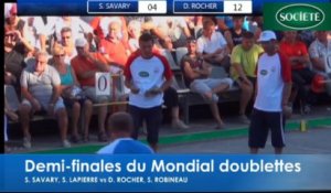 Demi-finale du Mondial doublettes Roquefort Société 2013 : Fin