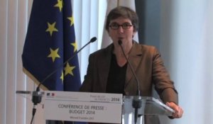 Valérie Fourneyron présente le budget 2014 du ministère jeunesse et sports