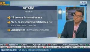 Les résultats trimestriels de Vexim et son produit phare SpinJack: dans Intégrale Bourse - 14/10