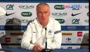 Deschamps : "Ça ne dépend pas de nous" 14/10