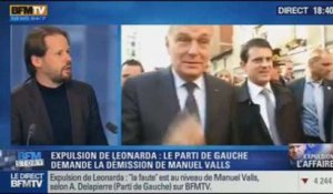 BFM Story: après l’expulsion de Leonarda, le Parti de Gauche demande la démission de Manuel Valls - 16/10