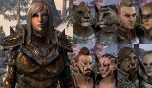 The Elder Scrolls Online : la création de personnage