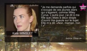 Kate Winslet, humble et déçue par Miley Cyrus